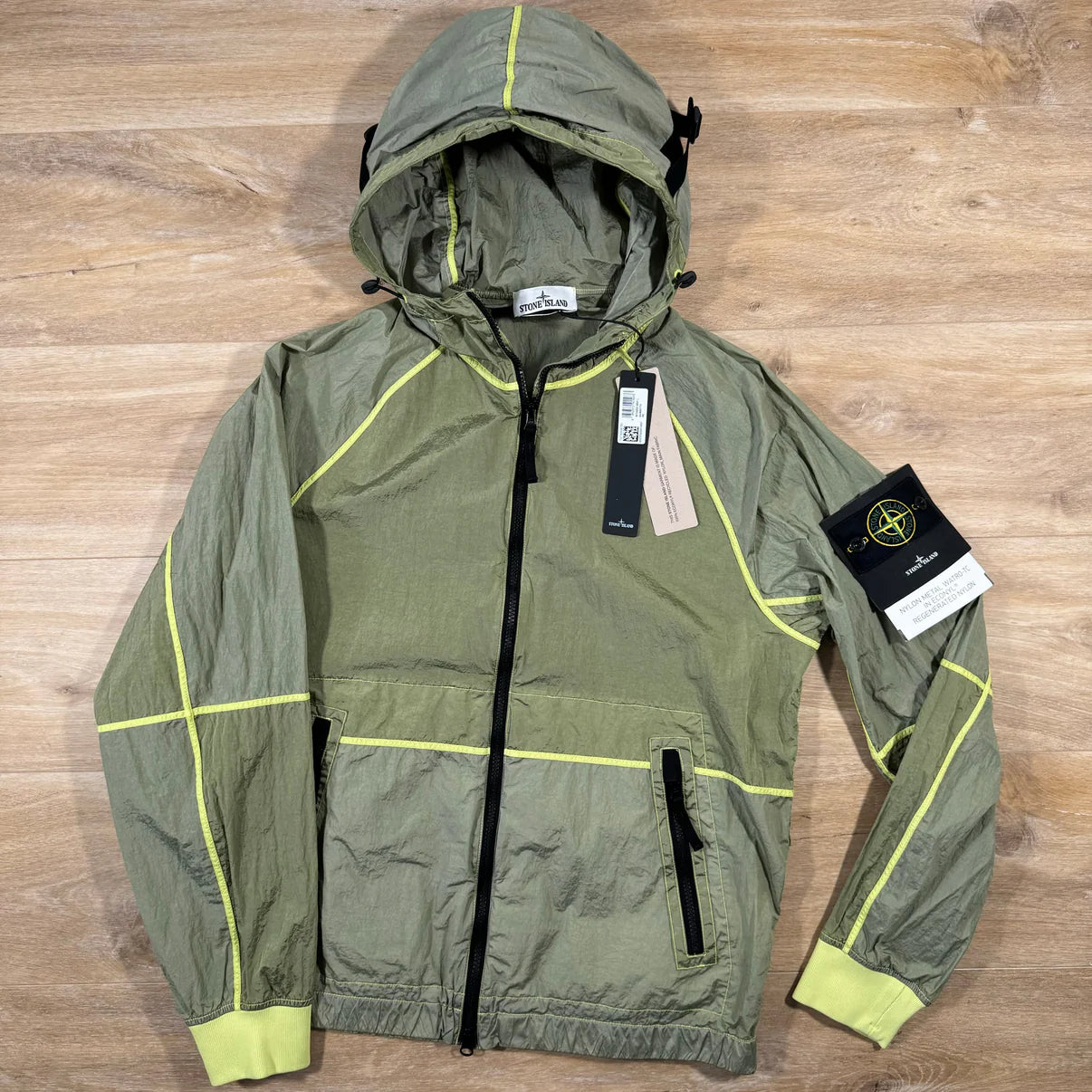 Stone Island Nylon Metal Watro-TC Jacket in Lemon