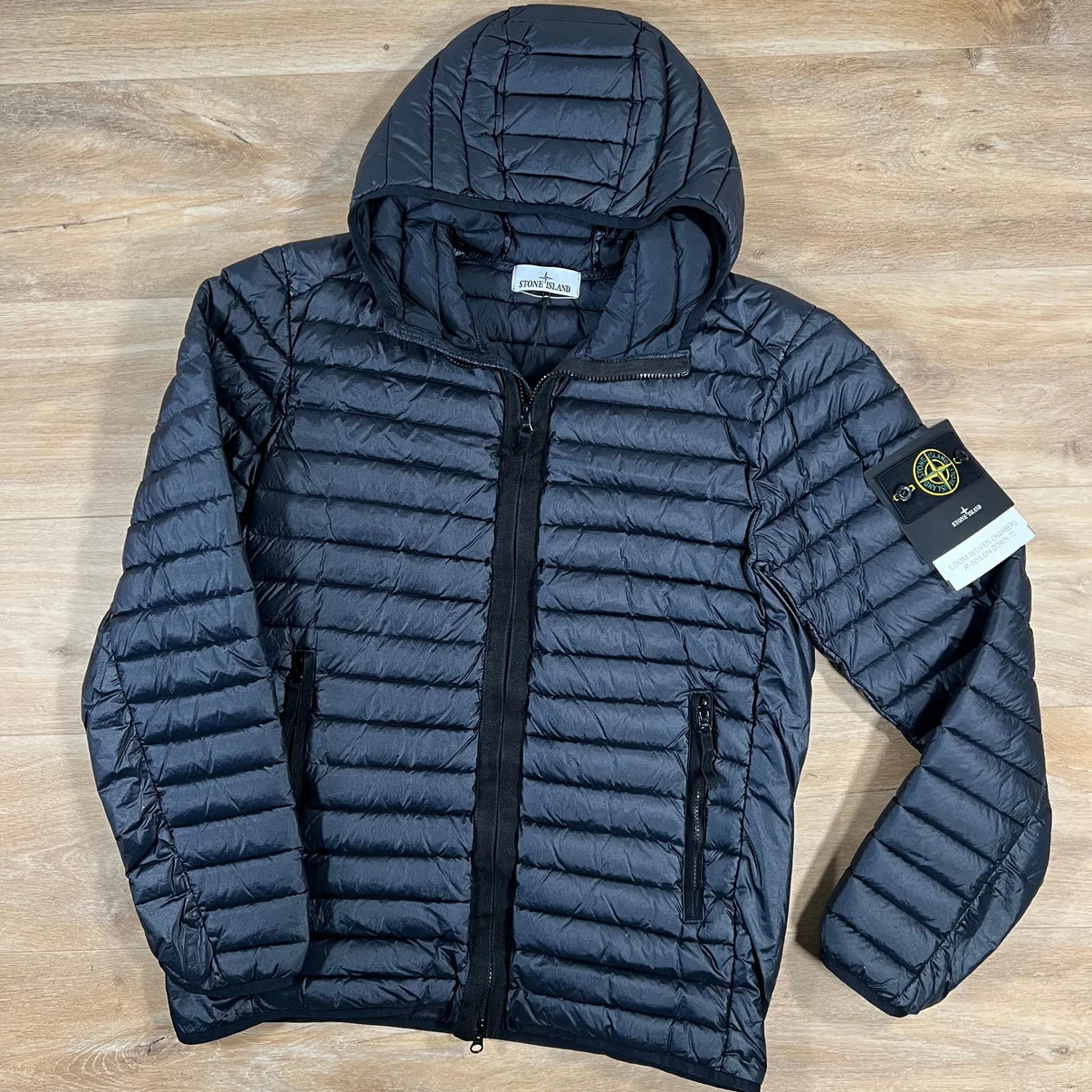 Stone Island Nylon Down-TC Jacket in Navy