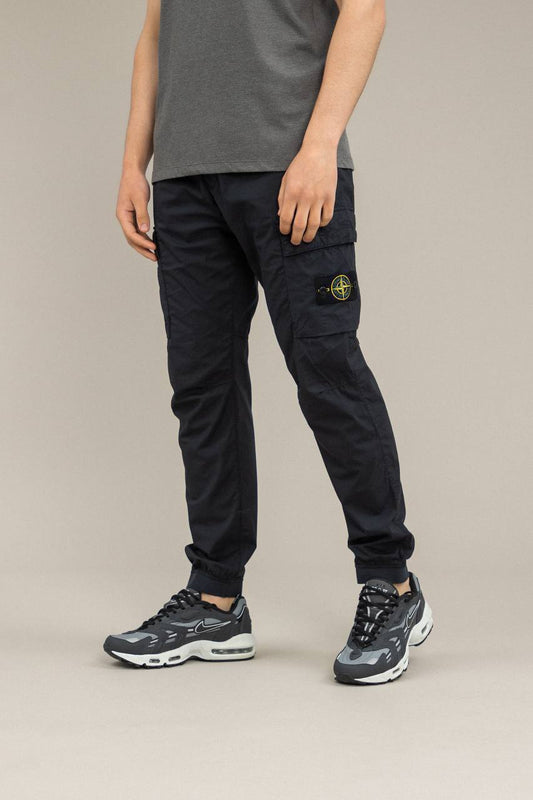 STONE ISLAND REGULAR CARGO PANTS black