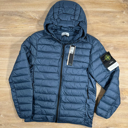 Stone Island Nylon Down-TC Jacket in Avio Blue