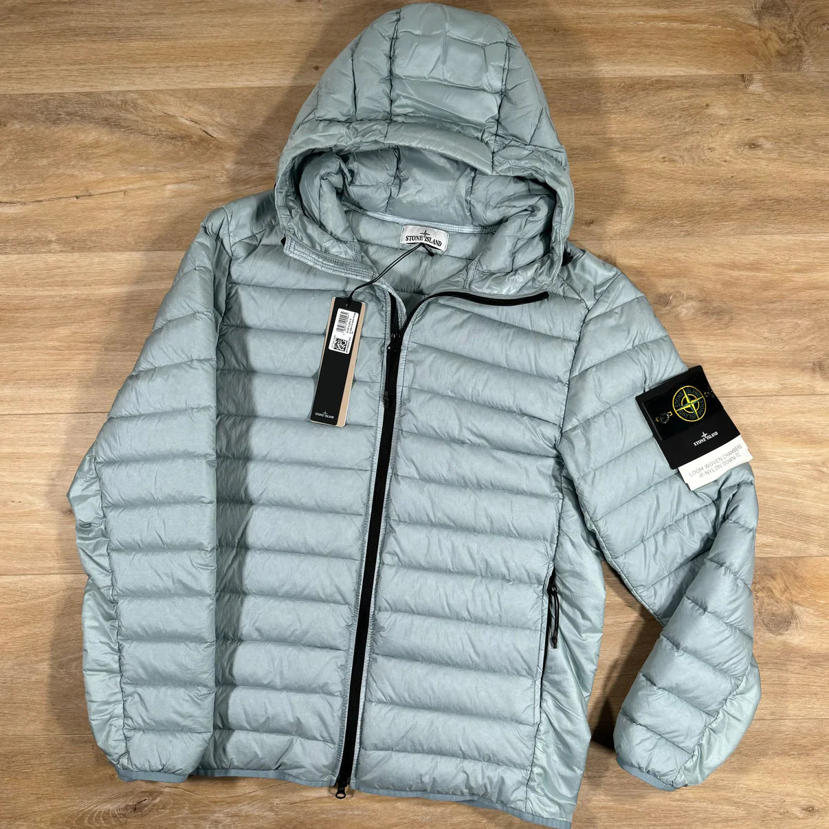 Stone Island Nylon Down-TC Jacket in Sky Blue