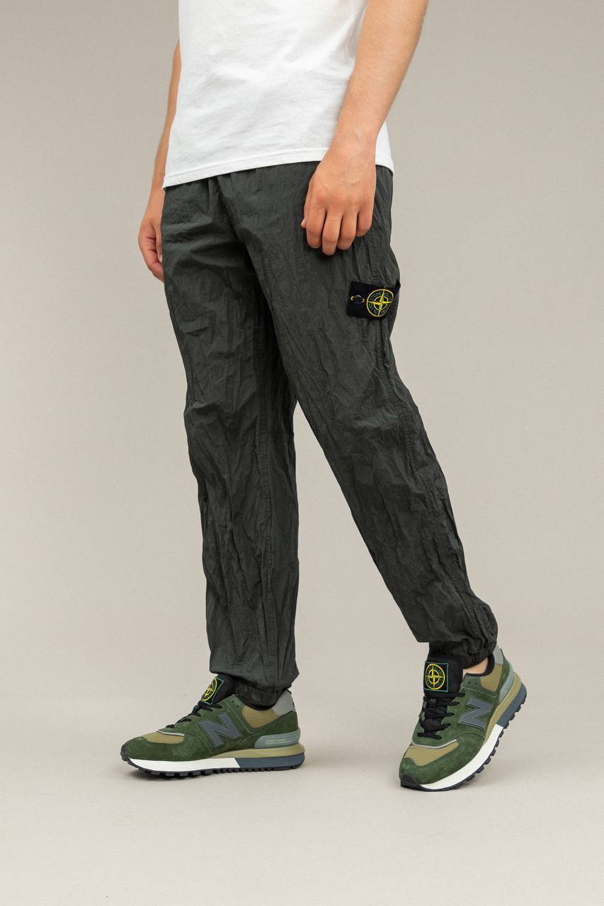 STONE ISLAND NYLON PANTS gray