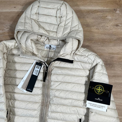 Stone Island Nylon Down-TC Jacket in Stucco