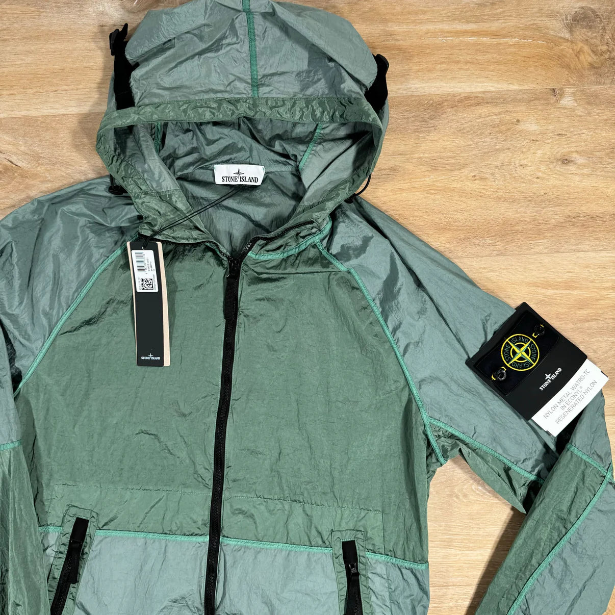 Stone Island Nylon Metal Watro-TC Jacket in Light Green