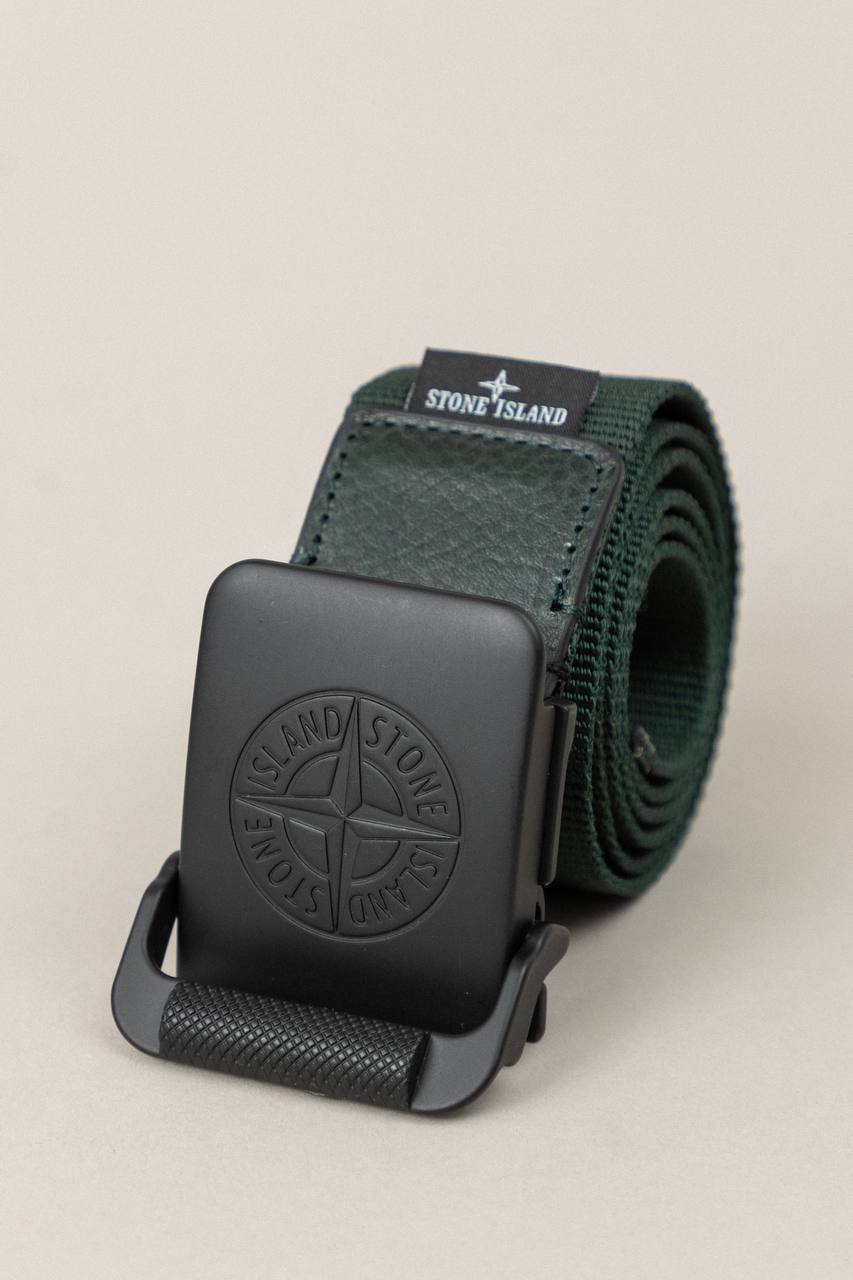 STONE ISLAND LOGO BELT