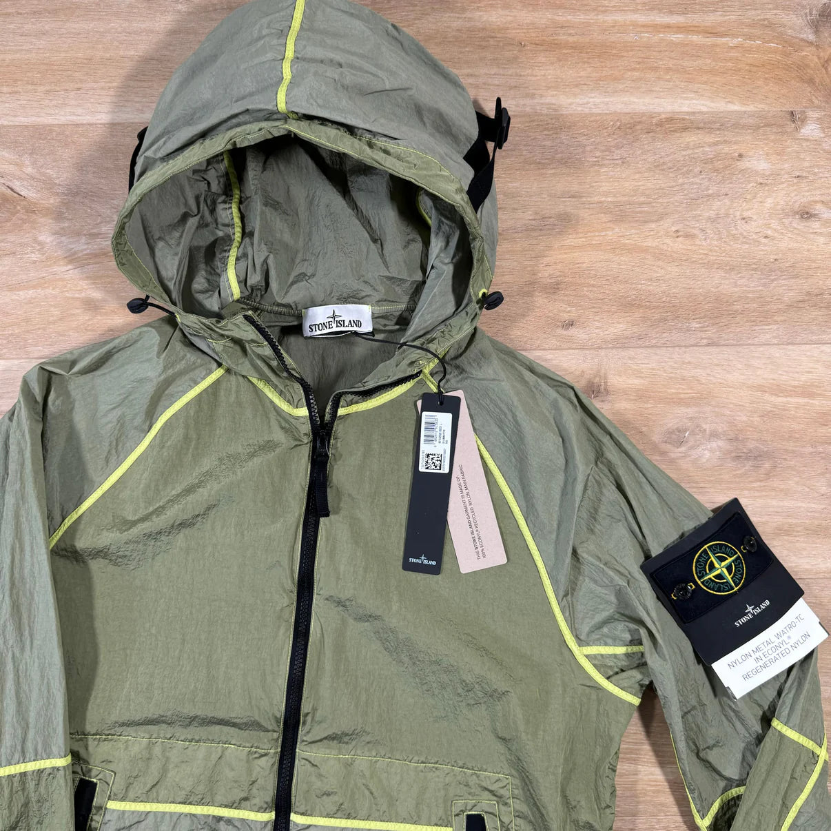 Stone Island Nylon Metal Watro-TC Jacket in Lemon