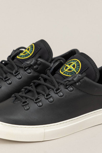 STONE ISLAND GARMENT DYED SNEAKER BLACK