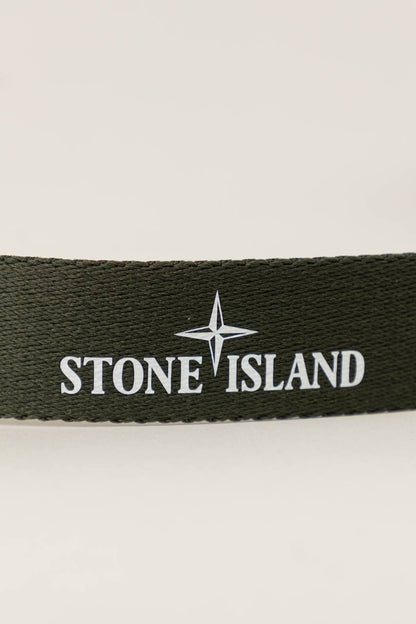 STONE ISLAND LOGO BELT