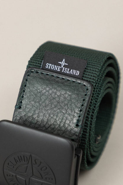 STONE ISLAND LOGO BELT