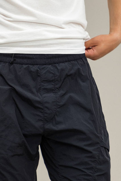 C. P. COMPANY NYLON PANTS dark blue