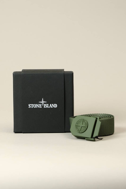 STONE ISLAND LOGO BELT