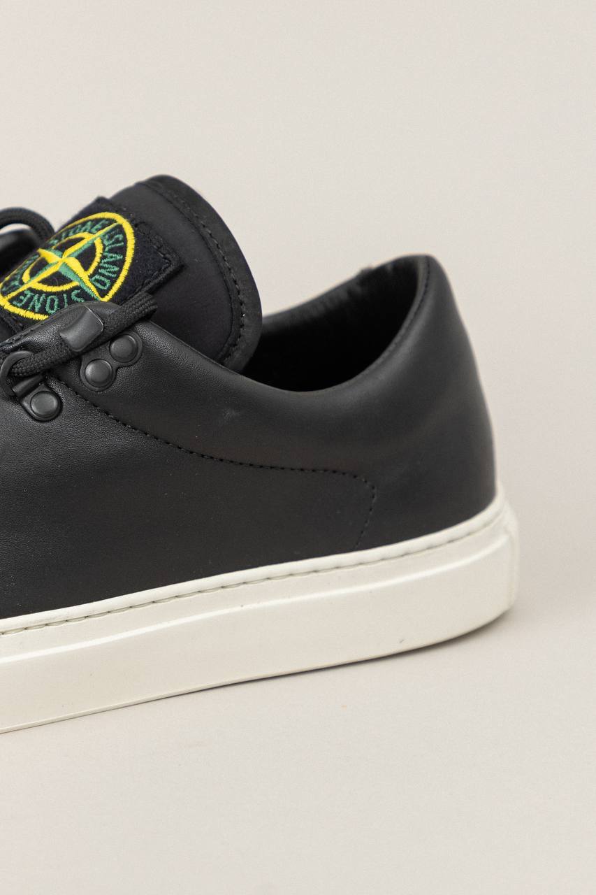 STONE ISLAND GARMENT DYED SNEAKER BLACK