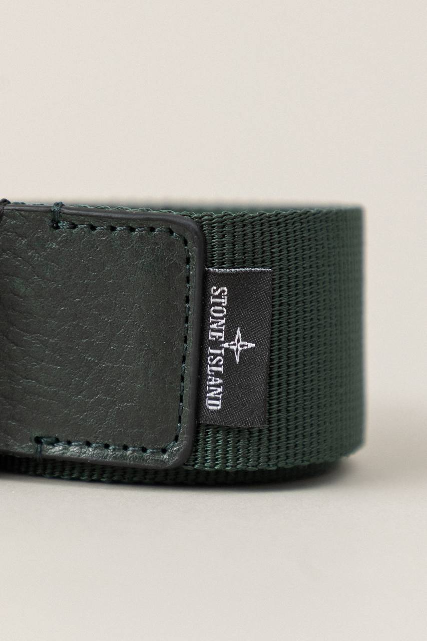 STONE ISLAND LOGO BELT