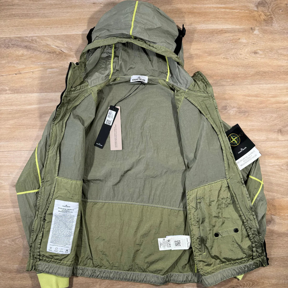 Stone Island Nylon Metal Watro-TC Jacket in Lemon