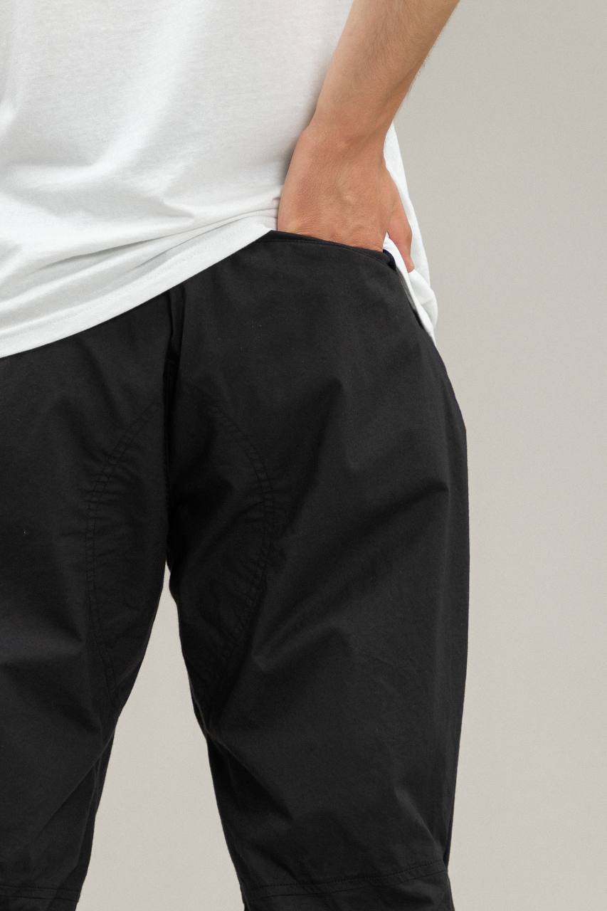 STONE ISLAND REGULAR FIT LOGO PATCH PANTS black