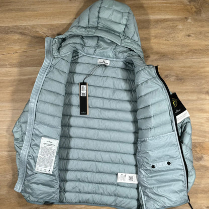 Stone Island Nylon Down-TC Jacket in Sky Blue