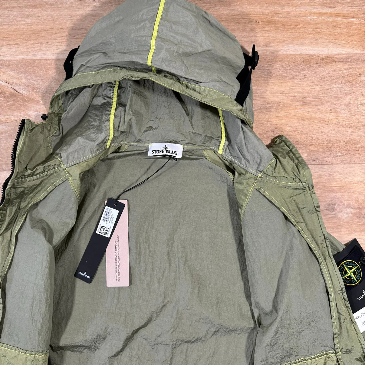 Stone Island Nylon Metal Watro-TC Jacket in Lemon