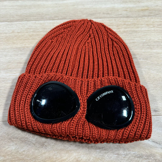 Wool Goggle Beanie in Bombay Brown