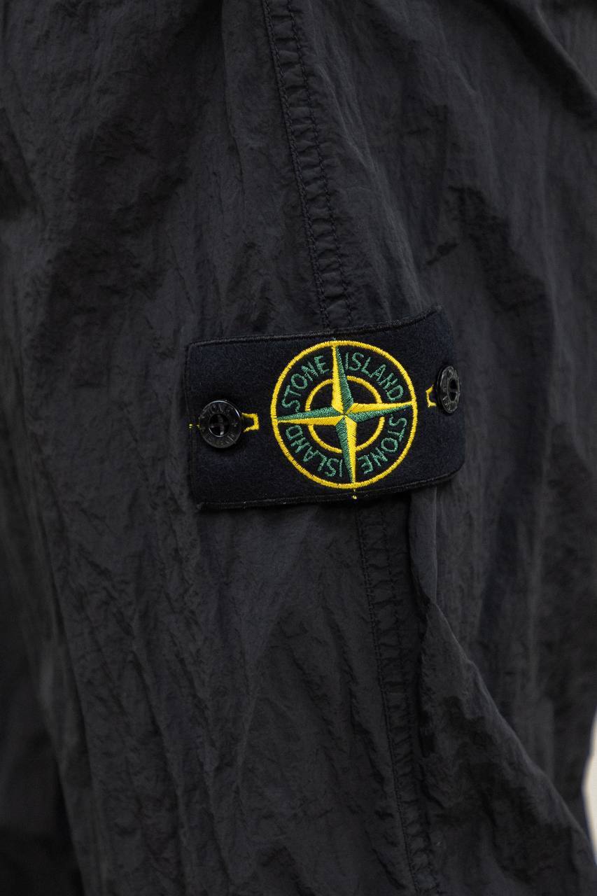 STONE ISLAND NYLON PANTS black