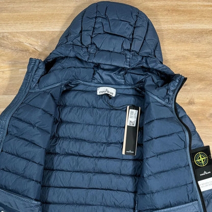 Stone Island Nylon Down-TC Jacket in Avio Blue