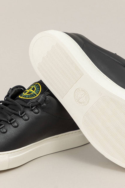 STONE ISLAND GARMENT DYED SNEAKER BLACK