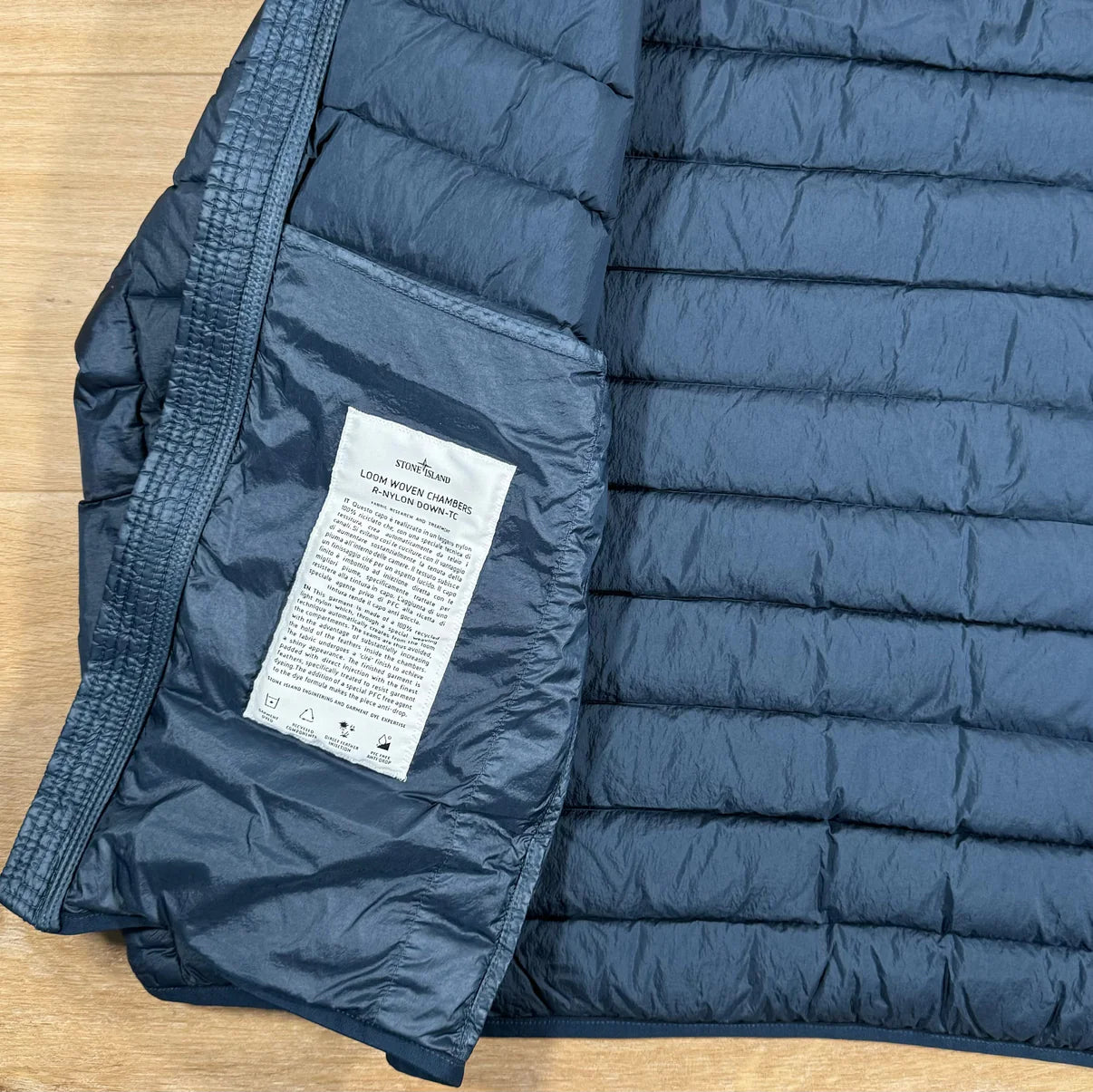 Stone Island Nylon Down-TC Jacket in Avio Blue