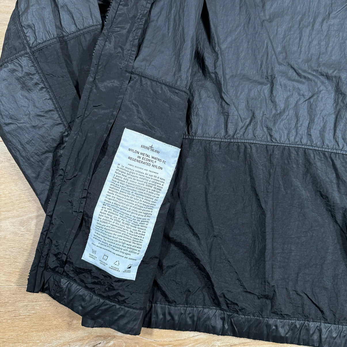 Stone Island Nylon Metal Watro-TC Jacket in Black