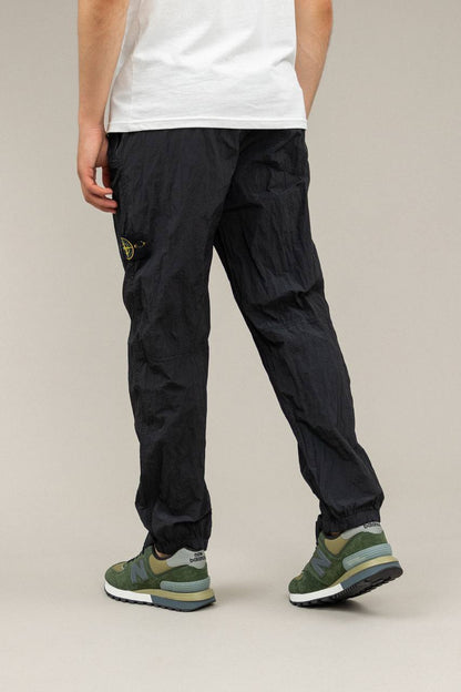 STONE ISLAND NYLON PANTS black