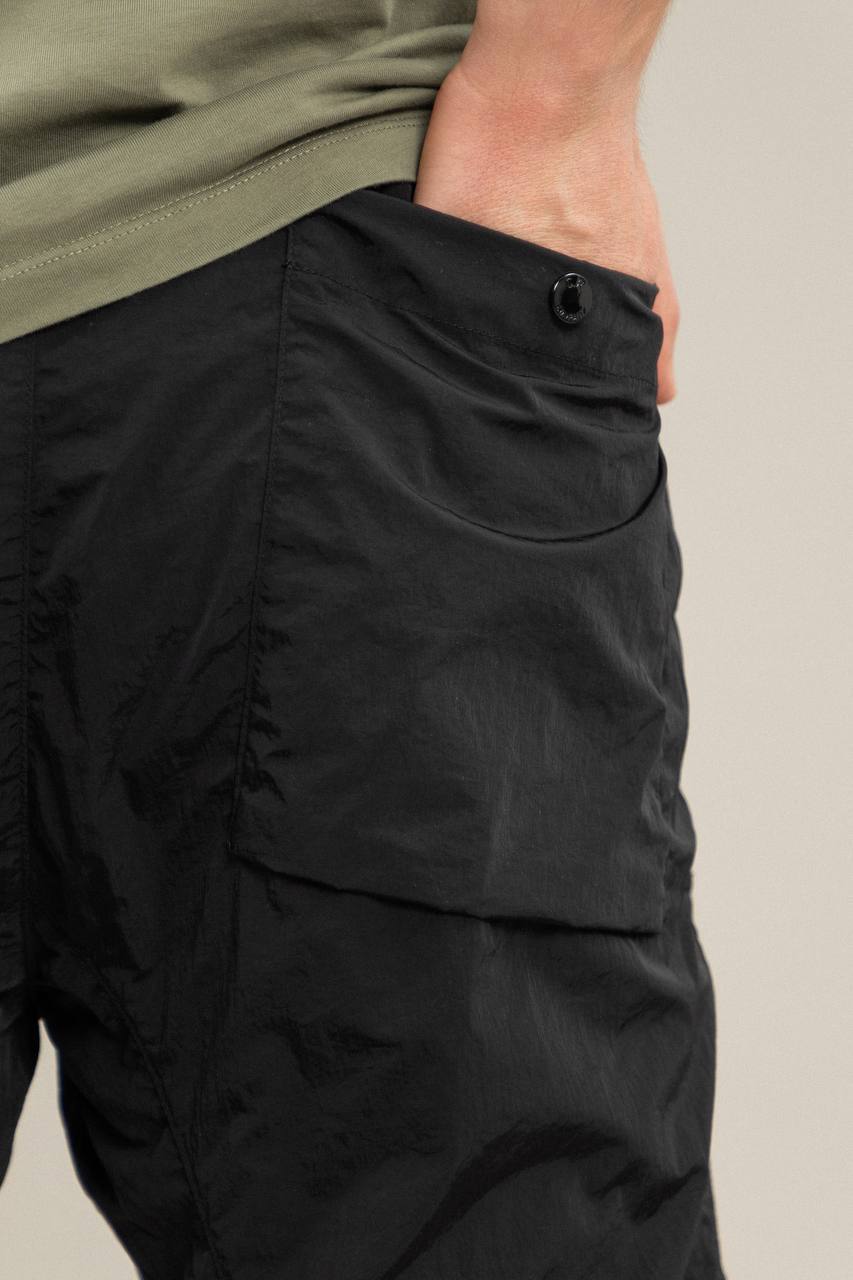 C. P. COMPANY CARGO PANTS black