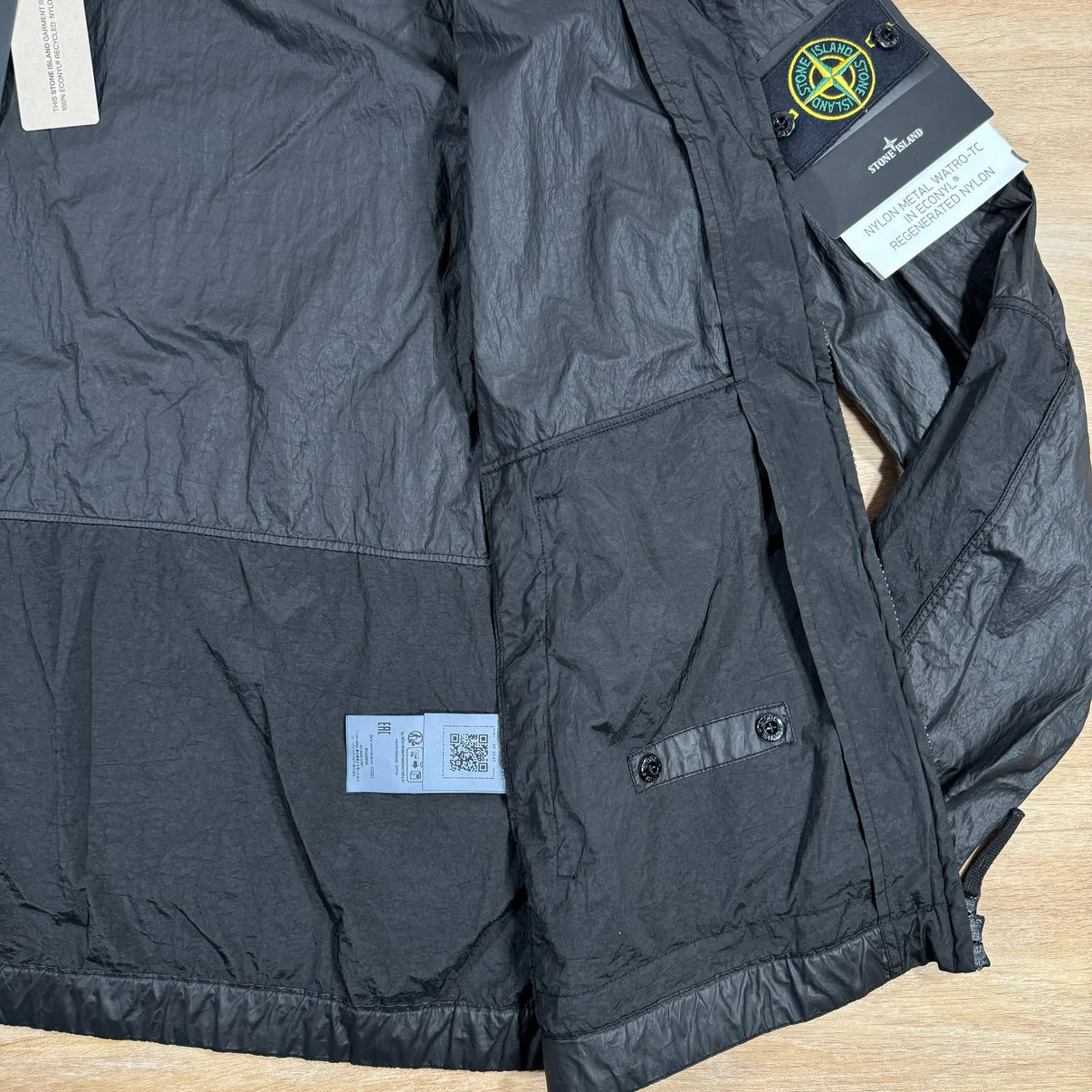 Stone Island Nylon Metal Watro-TC Jacket in Black