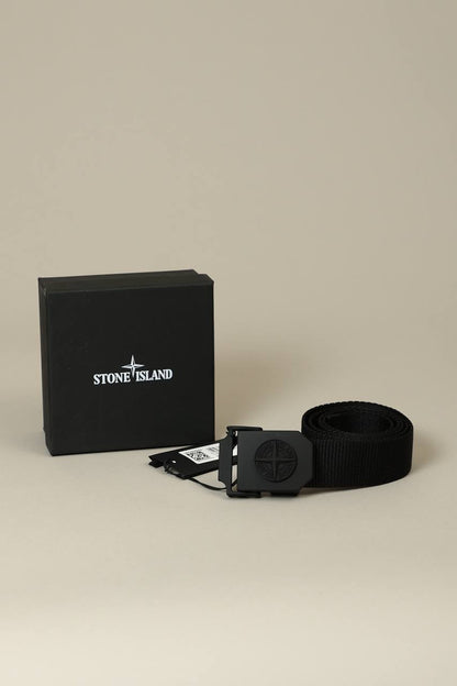 STONE ISLAND LOGO BELT