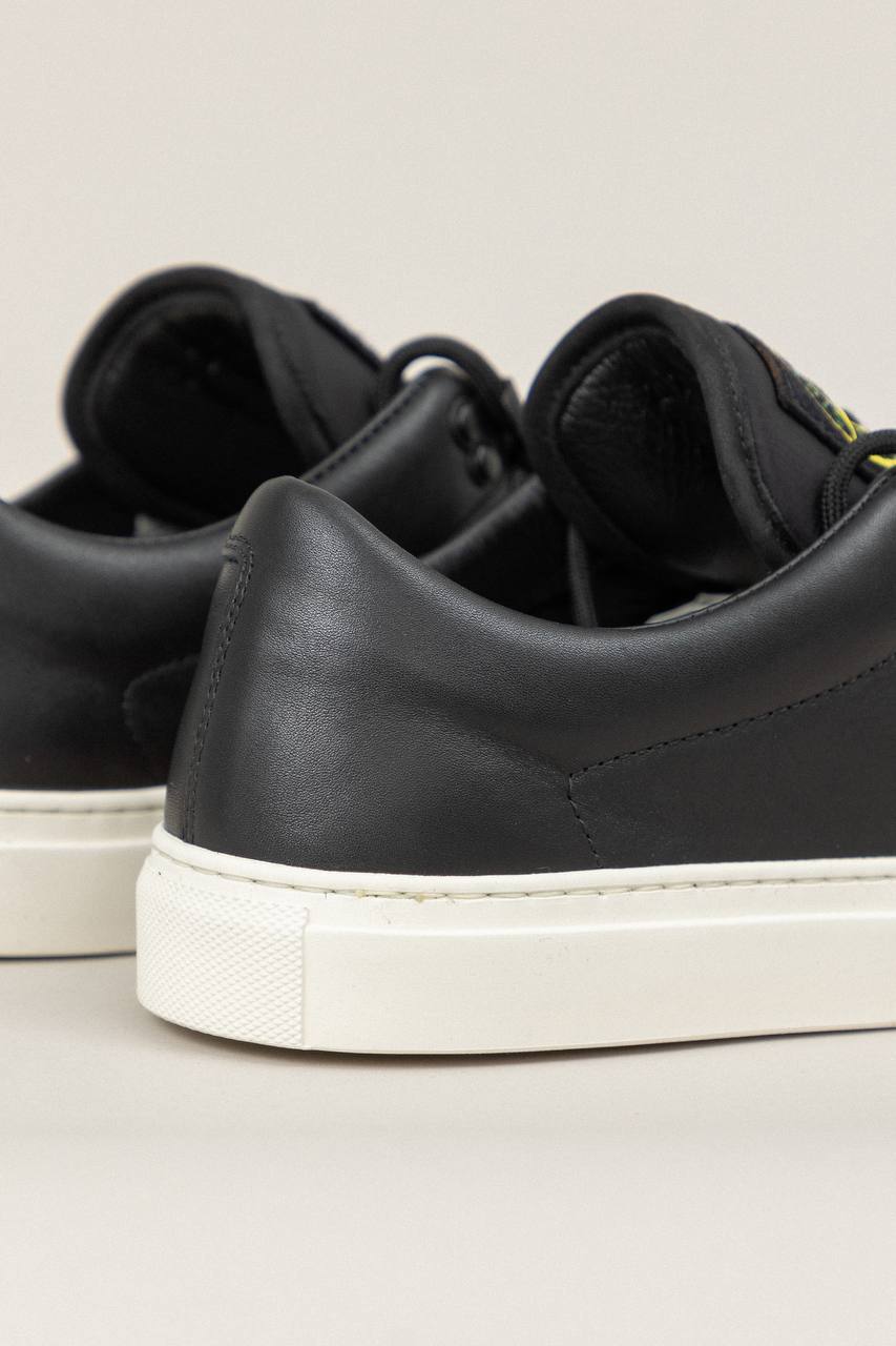 STONE ISLAND GARMENT DYED SNEAKER BLACK