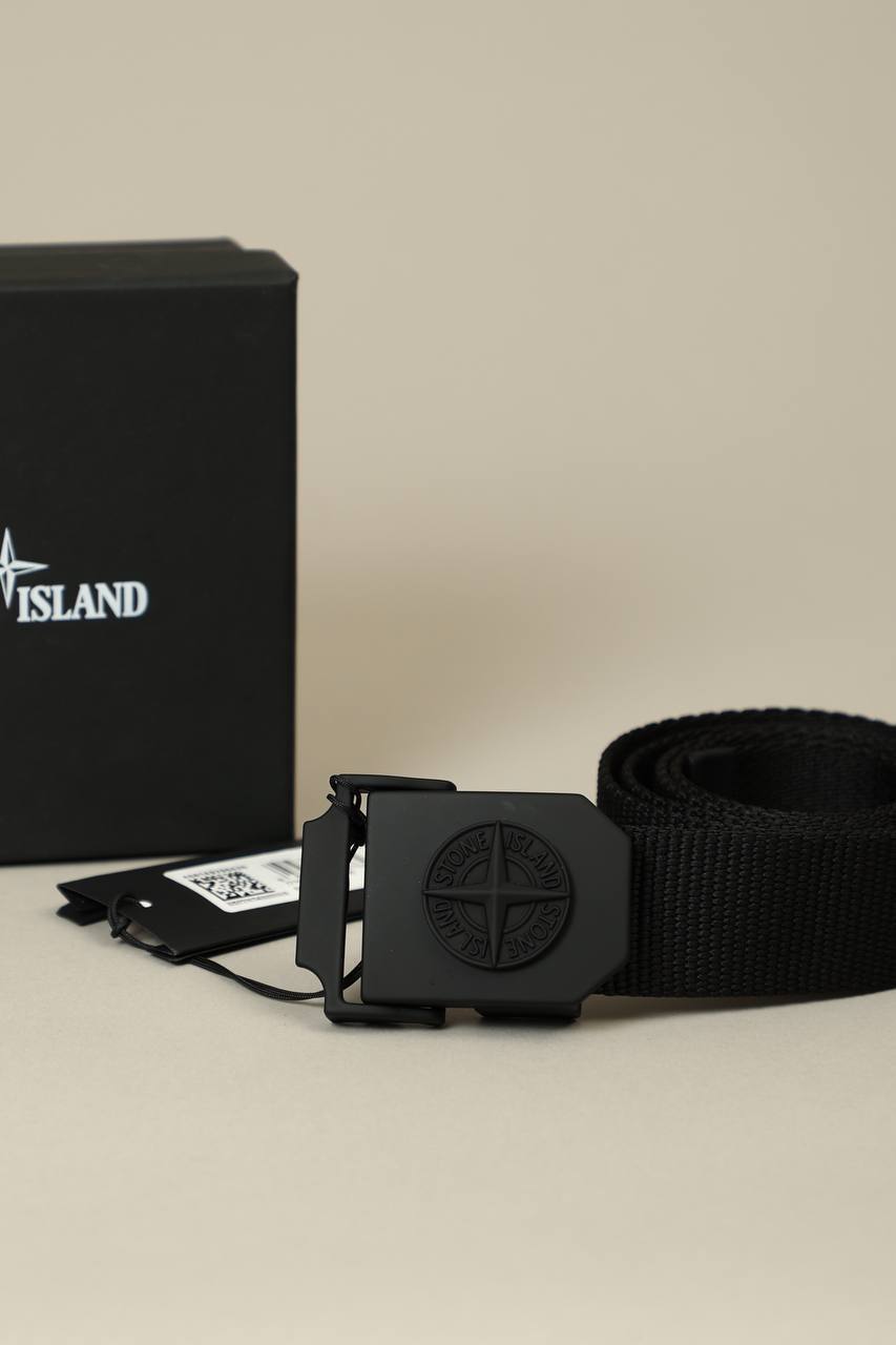 STONE ISLAND LOGO BELT