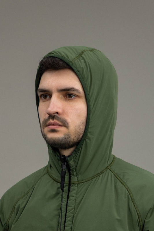 STONE ISLAND REVERSIBLE POLARTEC HOODED JACKET